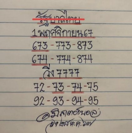 หวยมิสเตอร์บอล 1/11/67